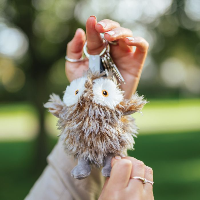 WRENDALE 'ELVIS' OWL PLUSH CHARACTER KEYRING