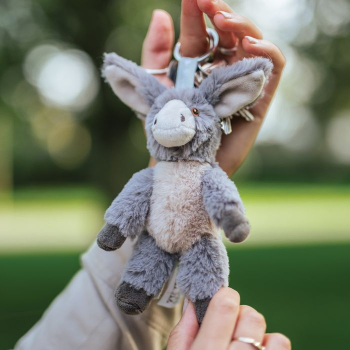 WRENDALE 'JACK' DONKEY PLUSH CHARACTER KEYRING