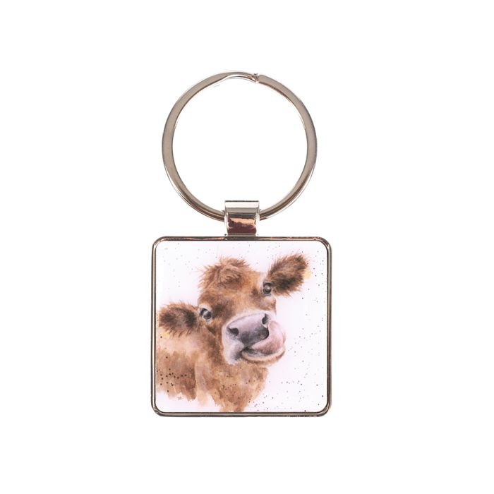 WRENDALE 'MOOOO' COW KEYRING