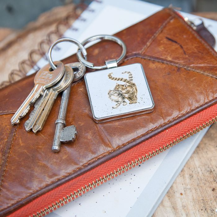 WRENDALE 'FELINE GOOD' CAT KEYRING