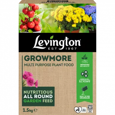 LEVINGTON GROWMORE MULTI PURPOSE PLANT FOOD 1.5KG