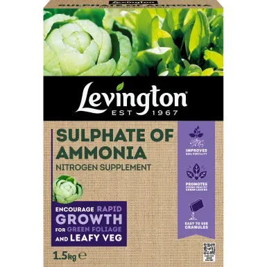 LEVINGTON SULPHATE OF AMMONIA VEG FOOD 1.5KG