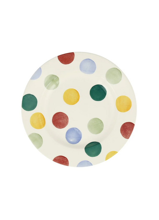 EMMA BRIDGEWATER BIG POLKA DOTS 8 1/2 INCH PLATE