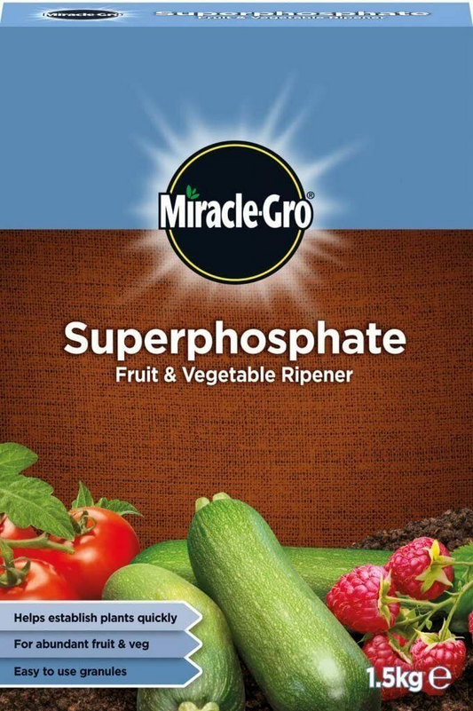 MIRACLE-GRO SUPERPHOSATE FRUIT & VEG RIPENER 1.5KG