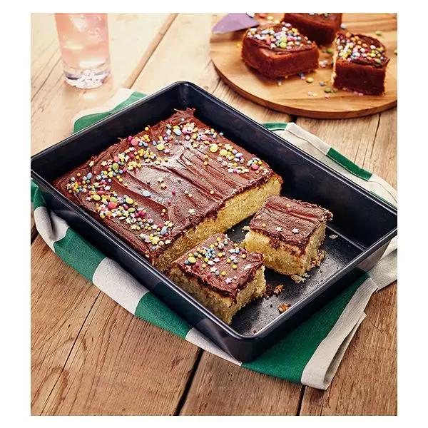 STELLAR BAKEWARE 33x23x6CM CAKE TIN/ROASTING TRAY NON-STICK