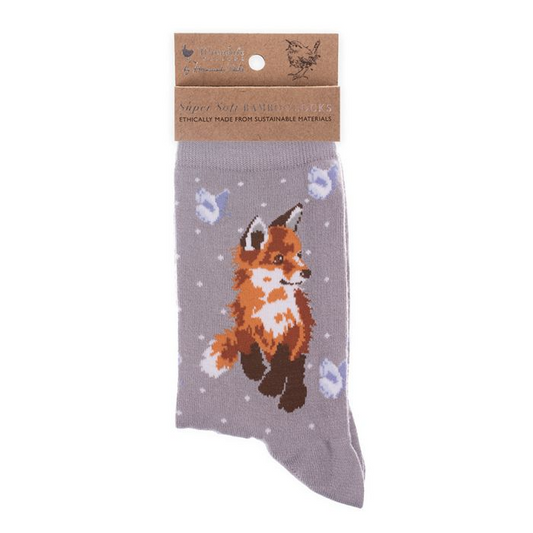 WRENDALE 'BORN TO BE WILD' FOX SOCKS