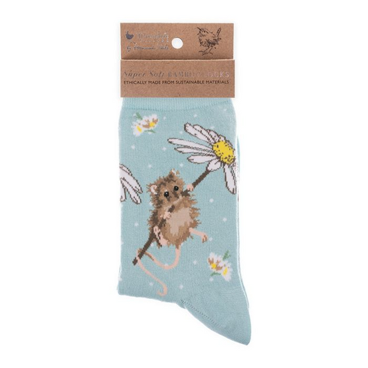 WRENDALE 'OOPS A DAISY' MOUSE SOCKS