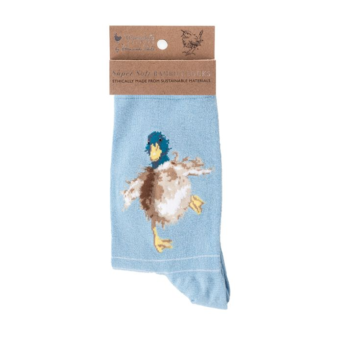 WRENDALE 'A WADDLE AND A QUACK' DUCK SOCKS