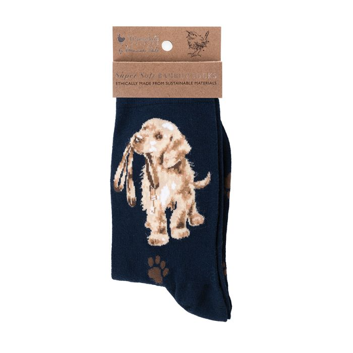 WRENDALE 'HOPEFUL' LABRADOR SOCKS