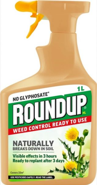 ROUNDUP NATURAL WEED CONTROL READY TO USE 1 LITRE