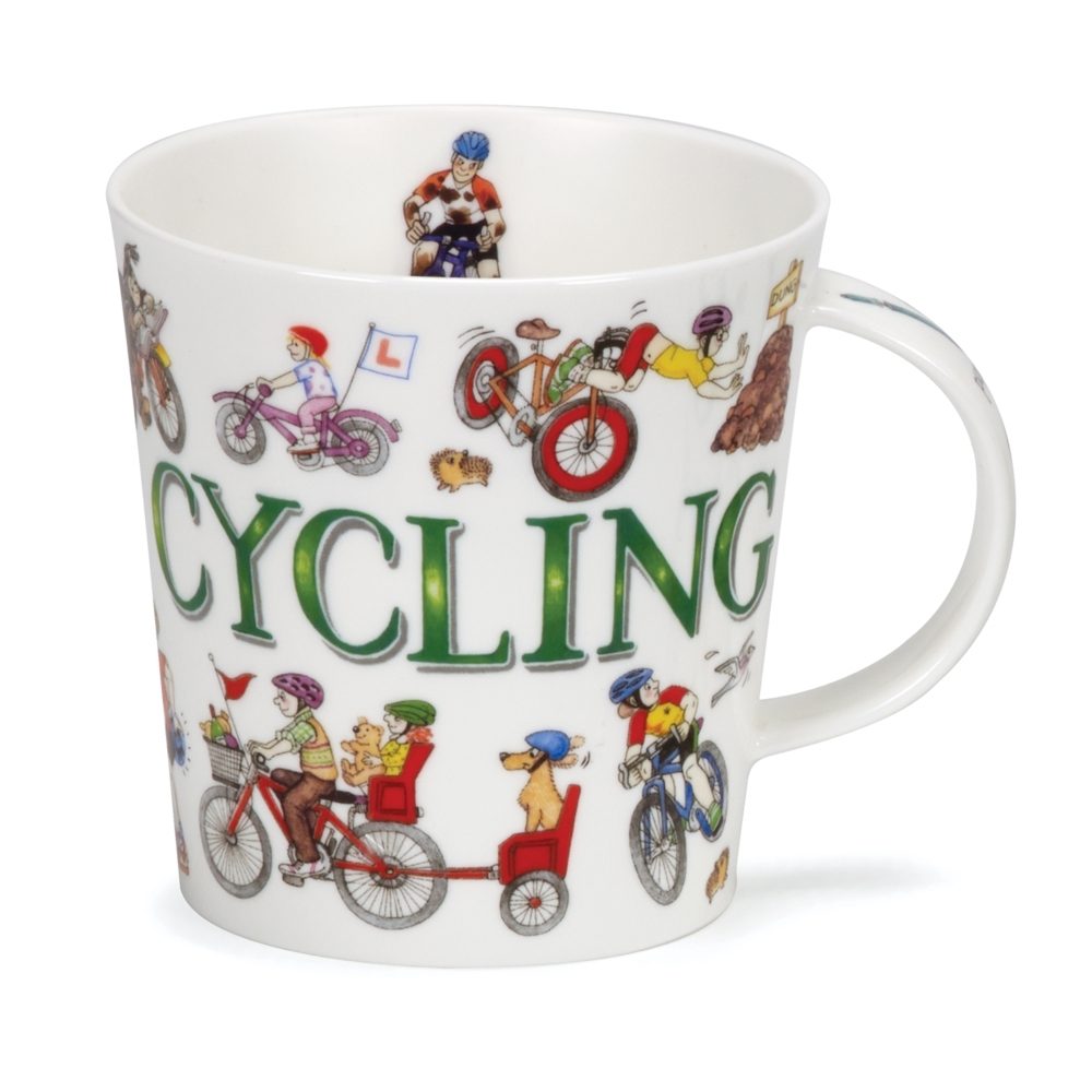 DUNOON CAIRNGORM SPORTING ANTICS CYCLING MUG