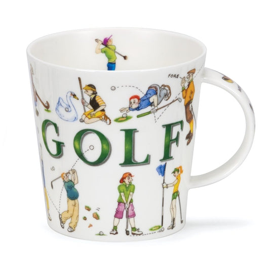 DUNOON CAIRNGORM SPORTING ANTICS GOLF MUG