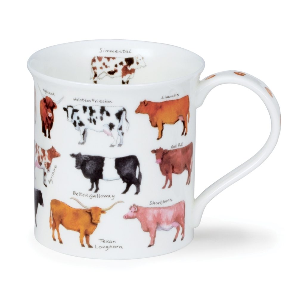 DUNOON BUTE ANIMAL BREEDS COW MUG