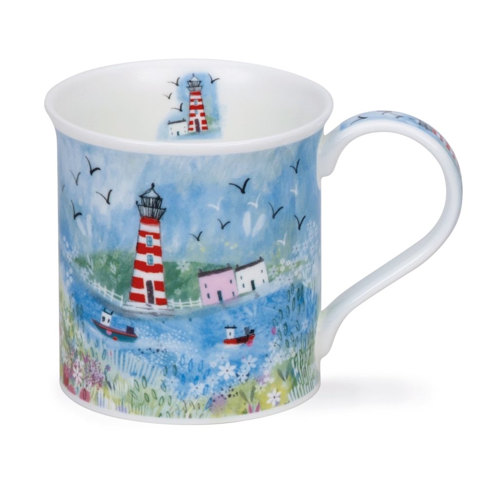 DUNOON BUTE SEASIDE COVE LIGHTHOUSE MUG