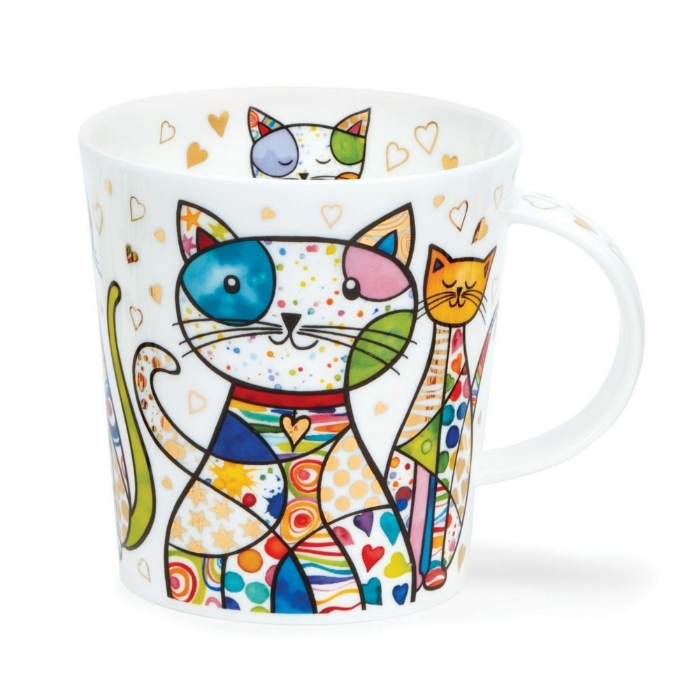 DUNOON LOMOND BLINGERS CAT MUG