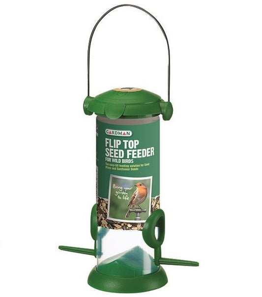 GARDMAN FLIP TOP SEED FEEDER