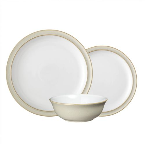 DENBY LINEN 12 PIECE TABLEWARE SET