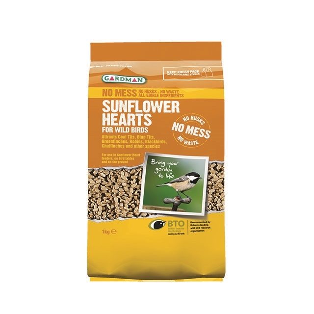 GARDMAN SUNFLOWER HEARTS 1KG