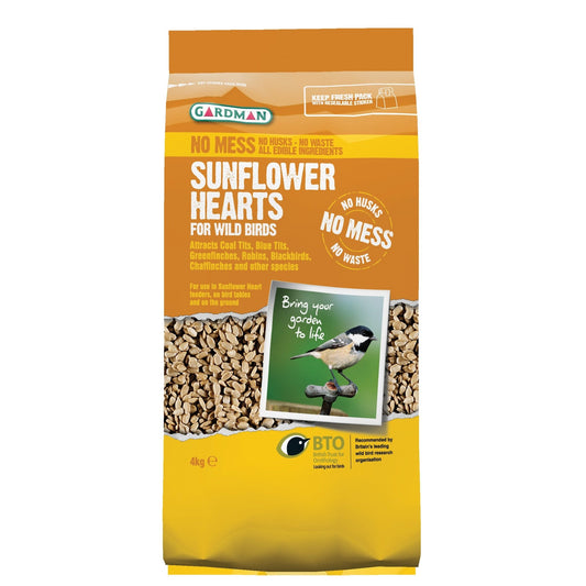 GARDMAN SUNFLOWER HEARTS 4KG