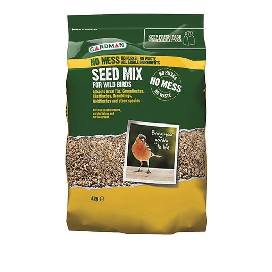 GARDMAN NO MESS SEED MIX 4 KG