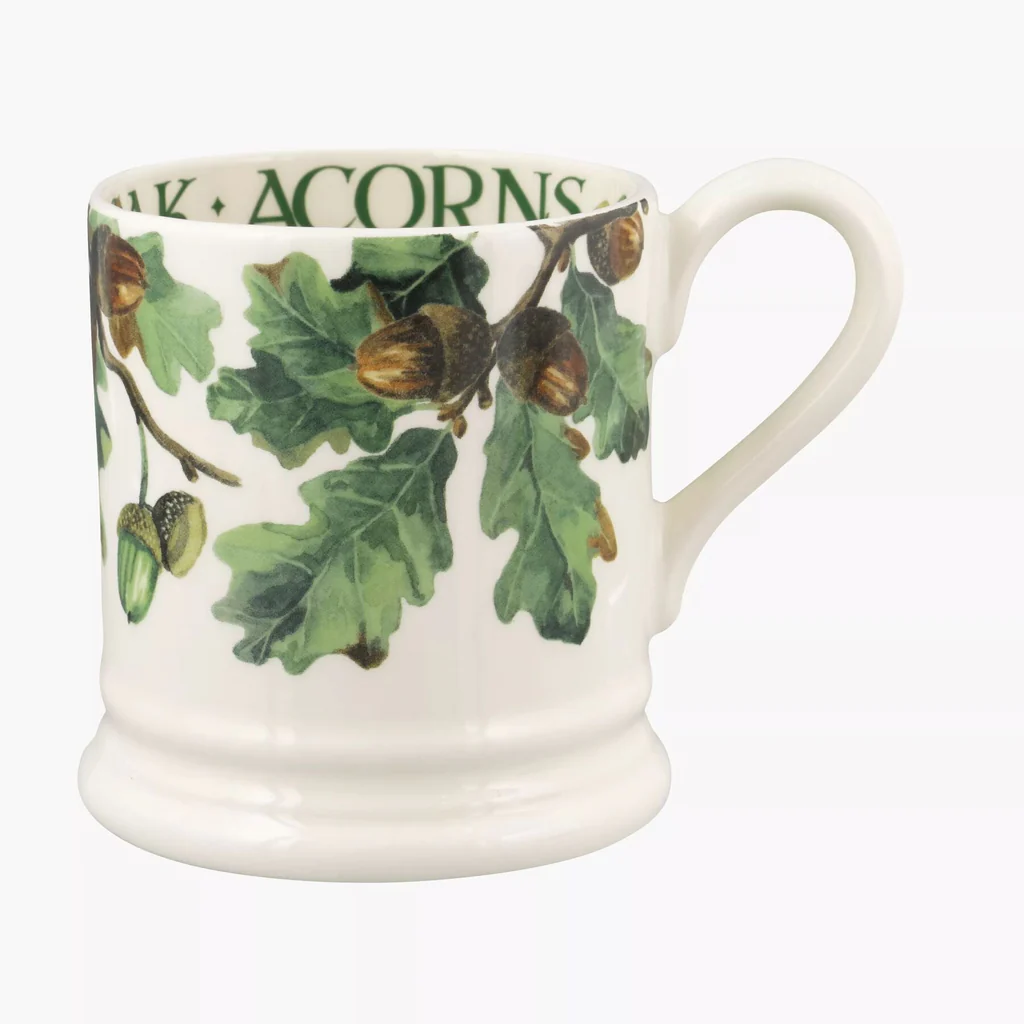 EMMA BRIDGEWATER OAK & ACORN 1/2 PINT MUG