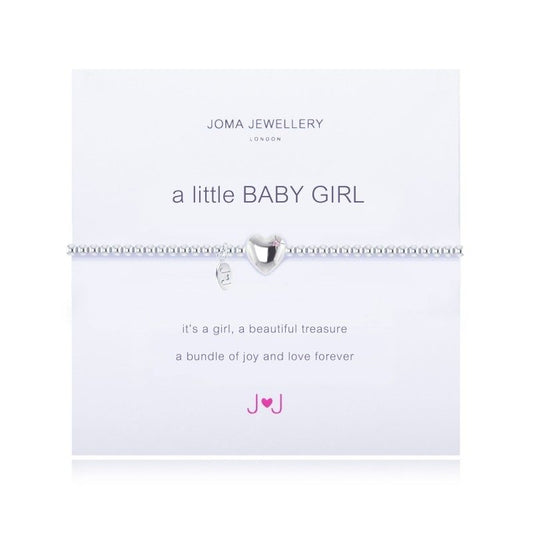 JOMA 'A LITTLE BABY GIRL' BRACELET - SILVER