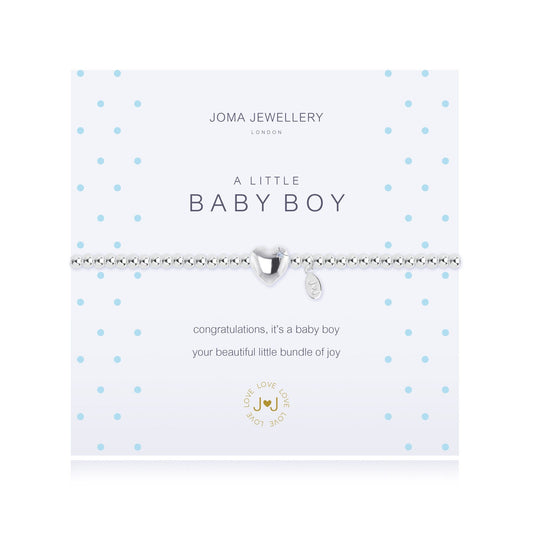 JOMA A LITTLE BABY BOY SILVER BRACELET