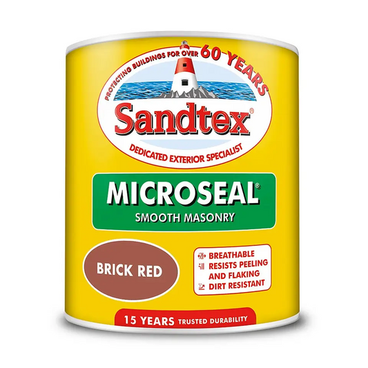 SANDTEX MASONRY PAINT 2.5L - BRICK RED