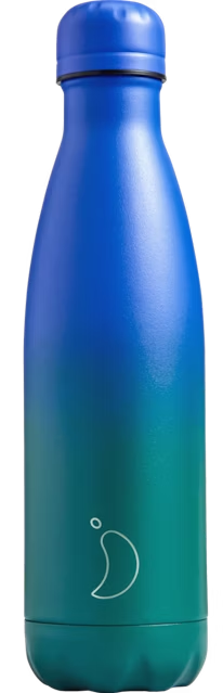 CHILLY'S 500ML BOTTLE GRADIENT GREEN BLUE