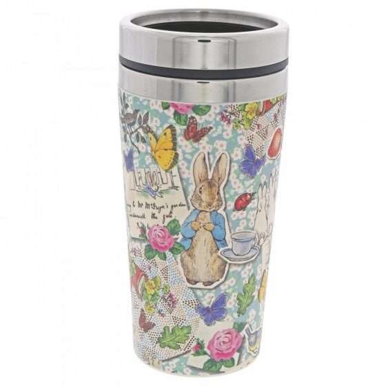 ENESCO PETER RABBIT BAMBOO TRAVEL MUG