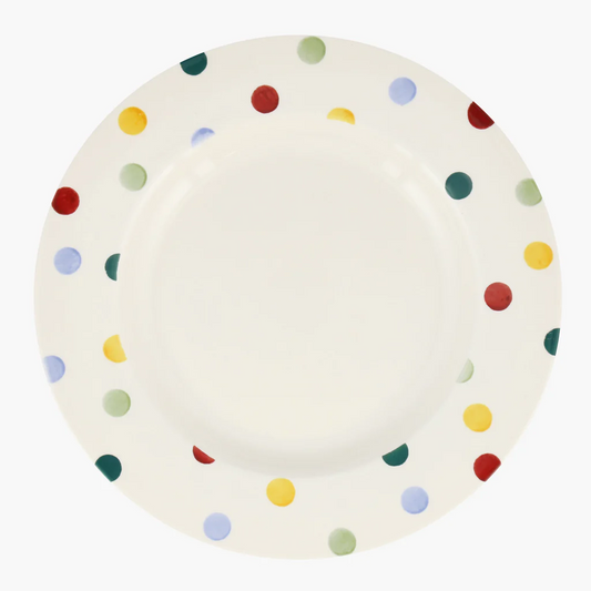 EMMA BRIDGEWATER POLKA DOT 10 1/2" PLATE