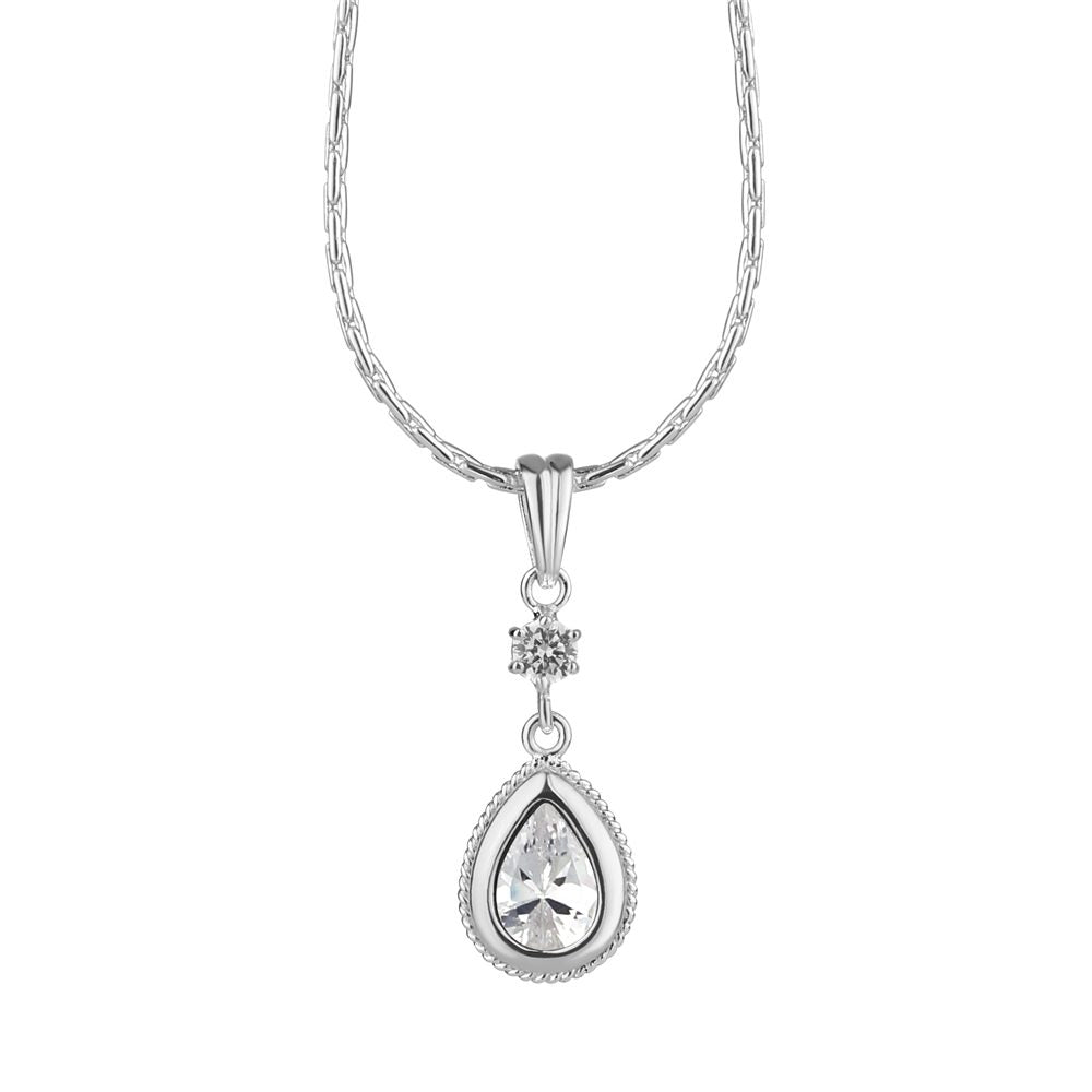 NEWBRIDGE DROP PENDANT CLEAR STONE