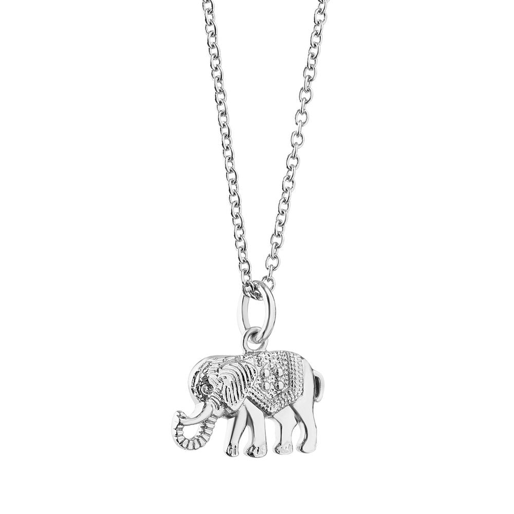 NEWBRIDGE SILVER PLATED PENDANT WITH ELEPHANT