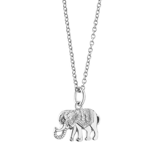 NEWBRIDGE SILVER PLATED PENDANT WITH ELEPHANT