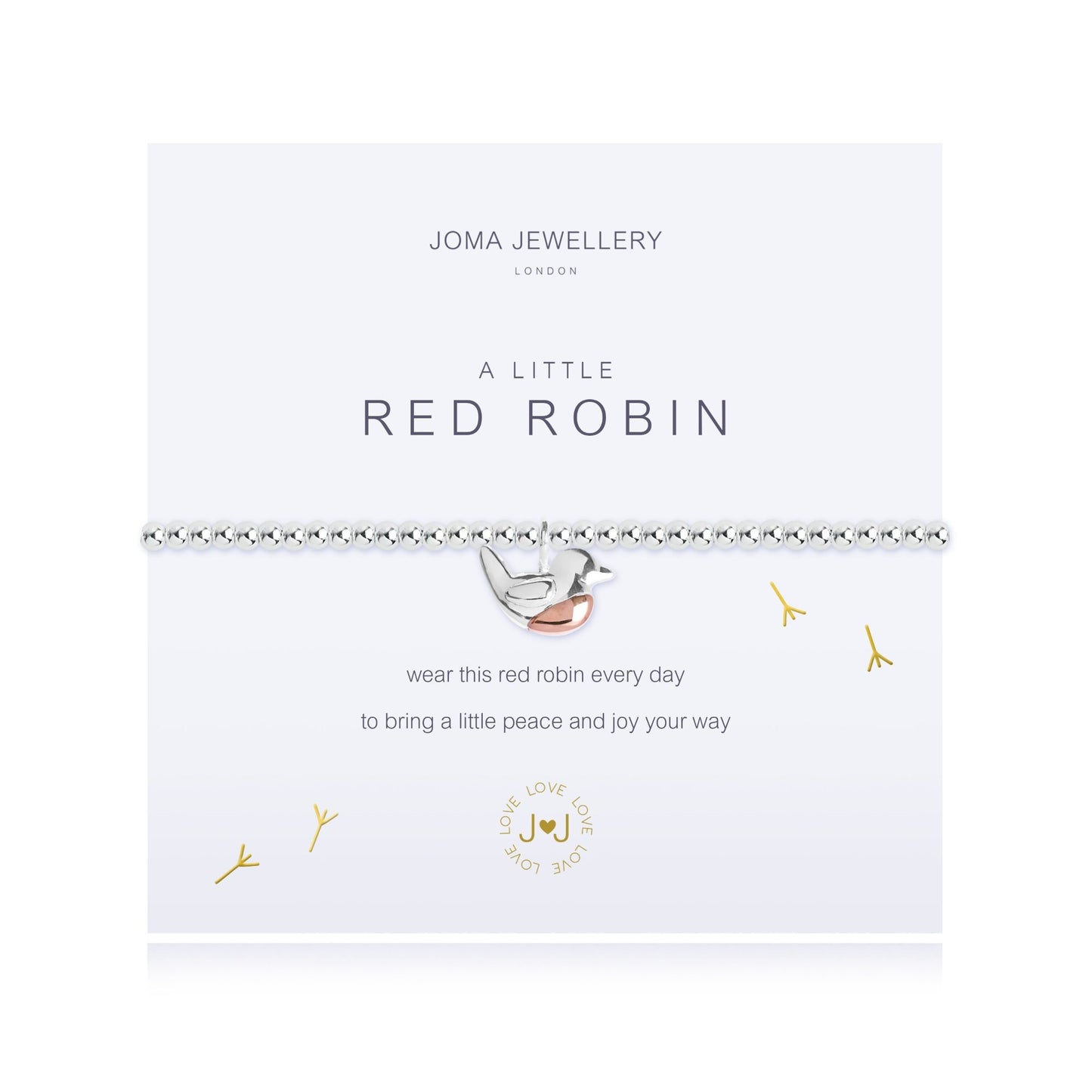 JOMA A LITTLE RED ROBIN-BRACELET