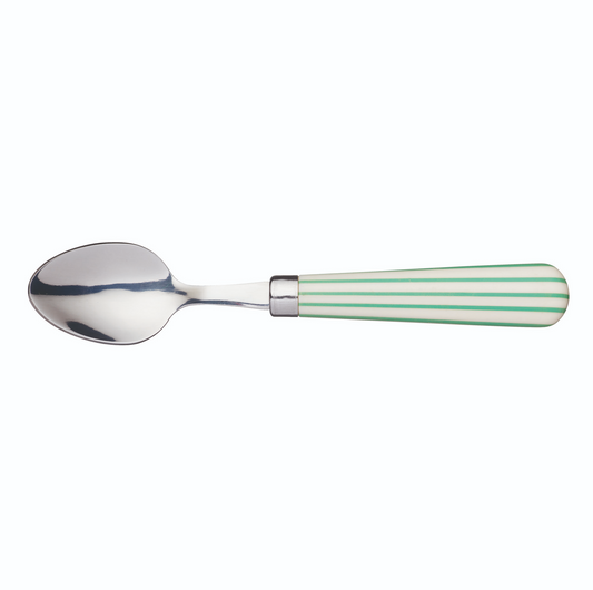 KITCHENCRAFT TEASPOON STRIPES GREEN SS