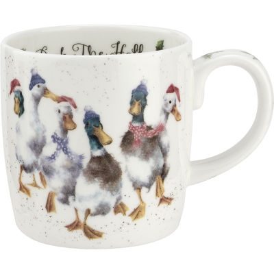 WRENDALE CHRISTMAS MUG RANGE – 300ML – DUCK THE HALLS