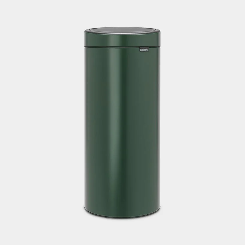 BRABANTIA TOUCH BIN NEW 30L PINE GREEN