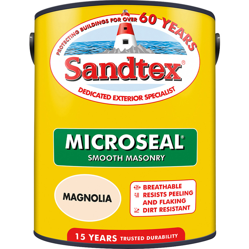 SANDTEX MASONRY PAINT 2.5L - MAGNOLIA