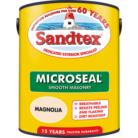 SANDTEX MASONRY PAINT 2.5L - MAGNOLIA