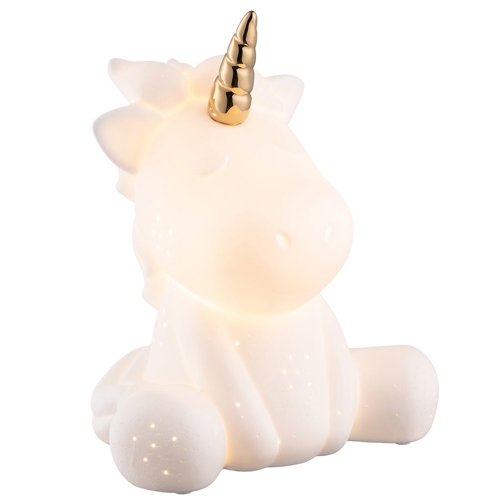 BELLEEK UNICORN LUMINAIRE