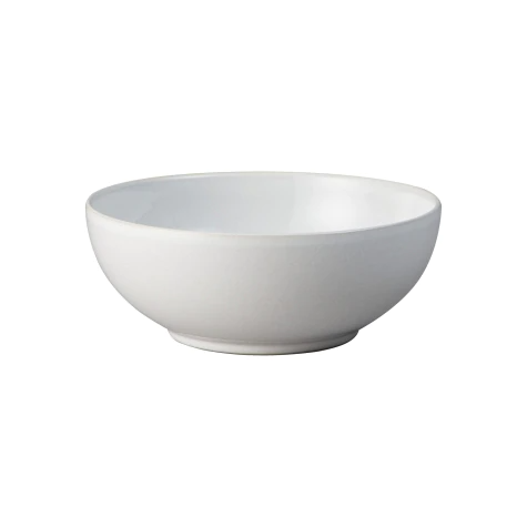 DENBY INTRO STONE WHITE COUPE CEREAL BOWL