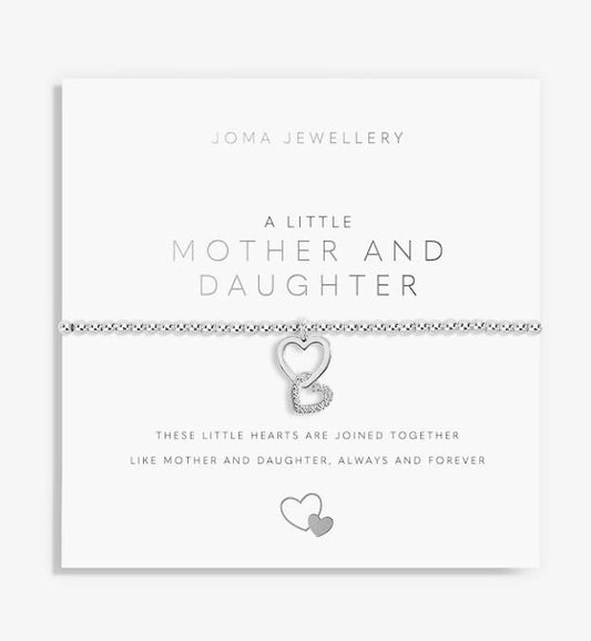 JOMA A LITTLE MOTHER AND DAUGHTER SILVER BRACELET