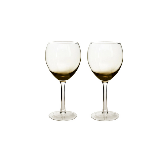 DENBY HALO/PRALINE RED WINE GLASSES