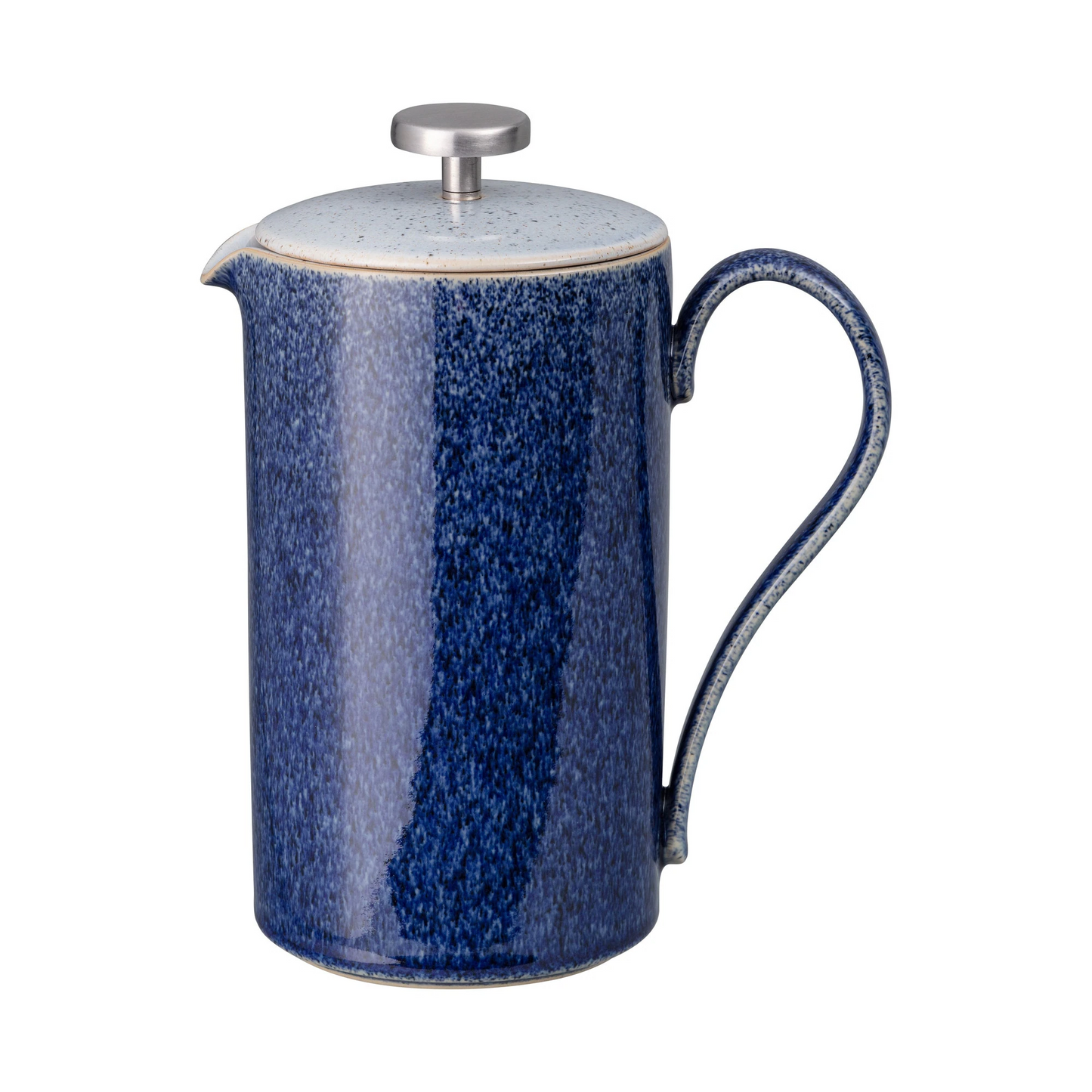 DENBY STUDIO BLUE COBALT BREW CAFETIERE (BOXED)