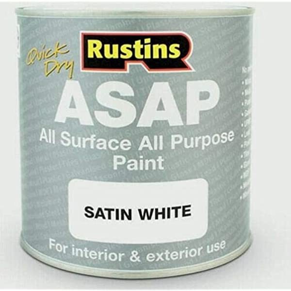 RUSTINS ASAP SATIN WHITE 500ML