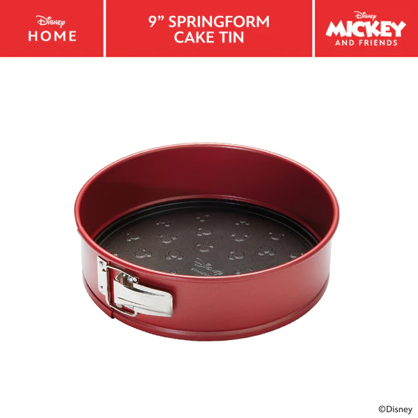 PRESTIGE X DISNEY BAKE WITH MICKEY SPRINGFORM CAKE TIN 9"