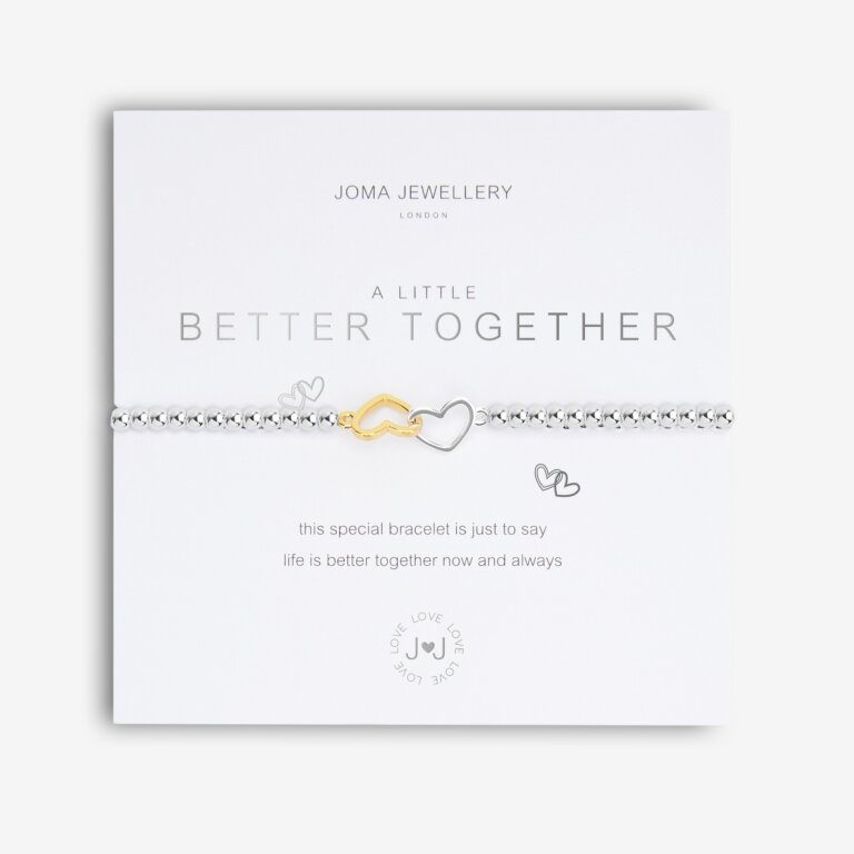 JOMA A LITTLE BETTER TOGETHER SILVER BRACELET