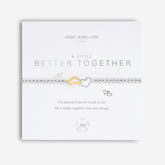 JOMA A LITTLE BETTER TOGETHER SILVER BRACELET