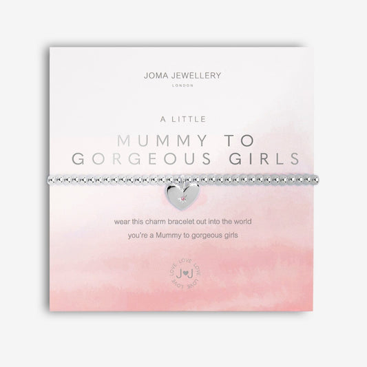 JOMA MUMMY TO GORGEOUS GIRLS SILVER BRACELET 17.5CM